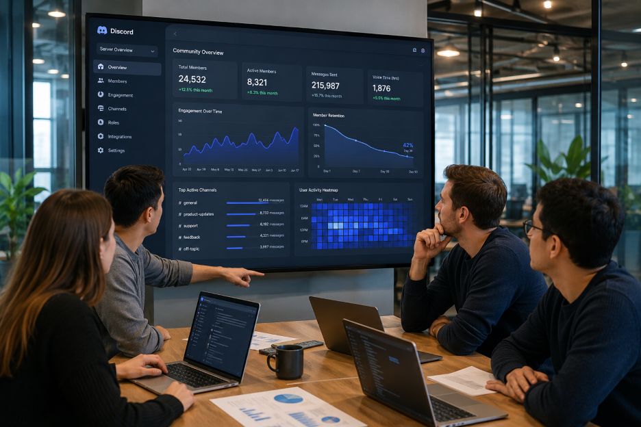 Team analysis in modern office setting